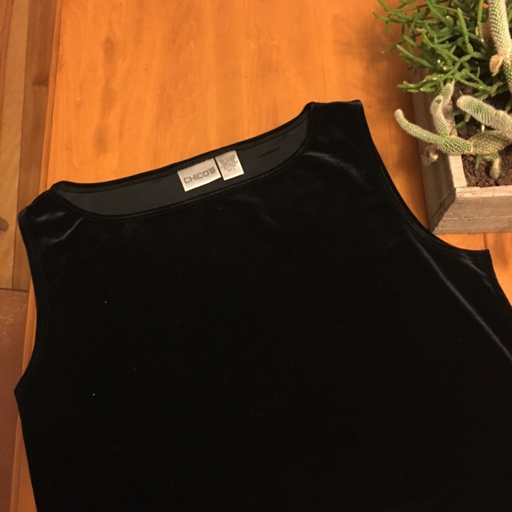 Chico’s Velvet Tanktop